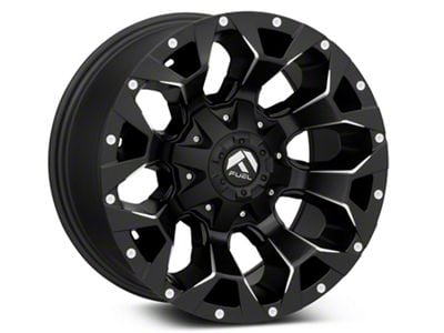 Fuel Wheels Assault Satin Black Milled Wheel; 17x9; 1mm Offset (93-98 Jeep Grand Cherokee ZJ)