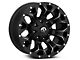 Fuel Wheels Assault Satin Black Milled Wheel; 22x10; -18mm Offset (93-98 Jeep Grand Cherokee ZJ)