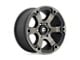 Fuel Wheels Beast Matte Black Double Dark Tint Wheel; 17x10; -18mm Offset (99-04 Jeep Grand Cherokee WJ)