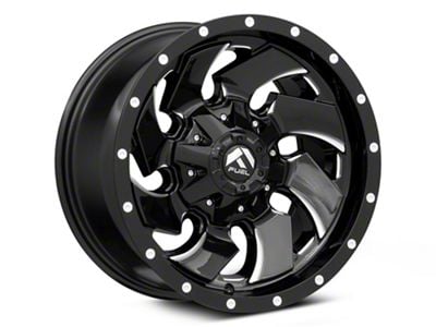 Fuel Wheels Cleaver Gloss Black Milled Wheel; 17x9; -12mm Offset (93-98 Jeep Grand Cherokee ZJ)