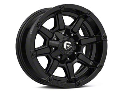 Fuel Wheels Coupler Gloss Black Wheel; 17x9; -12mm Offset (93-98 Jeep Grand Cherokee ZJ)