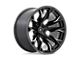 Fuel Wheels Flame Gloss Black Milled Wheel; 22x12 (22-24 Jeep Grand Cherokee WL)