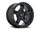 Fuel Wheels Kicker Matte Black Wheel; 17x9; -12mm Offset (05-10 Jeep Grand Cherokee WK, Excluding SRT8)