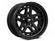 Fuel Wheels Nitro Matte Black Wheel; 17x9; -12mm Offset (05-10 Jeep Grand Cherokee WK, Excluding SRT8)