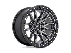 Fuel Wheels Rebel Matte Gunmetal with Black Bead Ring Wheel; 20x10 (22-24 Jeep Grand Cherokee WL)