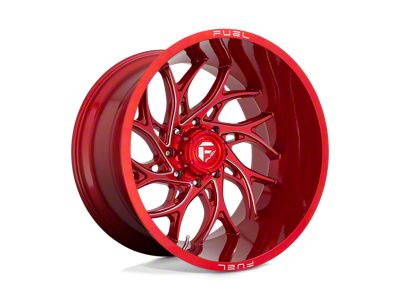 Fuel Wheels Runner Candy Red Milled Wheel; 26x14; -75mm Offset (22-24 Jeep Grand Cherokee WL)