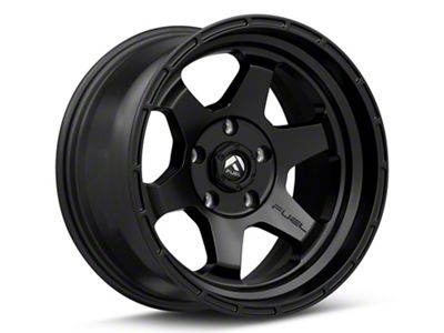 Fuel Wheels Shok Matte Black Wheel; 17x9; 1mm Offset (05-10 Jeep Grand Cherokee WK, Excluding SRT8)