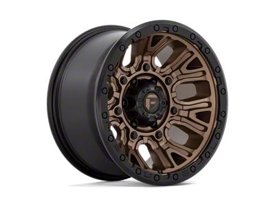 Fuel Wheels Traction Matte Bronze with Black Ring Wheel; 17x9; -12mm Offset (99-04 Jeep Grand Cherokee WJ)