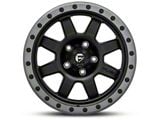 Fuel Wheels Trophy Matte Black with Anthracite Ring Wheel; 17x8.5; -6mm Offset (05-10 Jeep Grand Cherokee WK, Excluding SRT8)