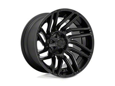 Fuel Wheels Typhoon Matte Black Wheel; 22x12; -44mm Offset (22-24 Jeep Grand Cherokee WL)