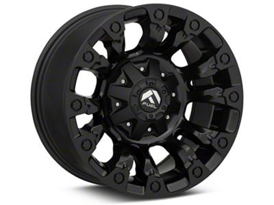 Fuel Wheels Vapor Matte Black Wheel; 17x9; 1mm Offset (93-98 Jeep Grand Cherokee ZJ)