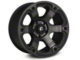 Fuel Wheels Beast Matte Black Double Dark Tint Wheel; 17x9; -12mm Offset (99-04 Jeep Grand Cherokee WJ)