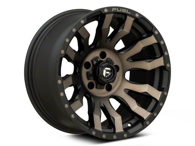 Fuel Wheels Blitz Matte Black Double Dark Tint Wheel; 17x9 (99-04 Jeep Grand Cherokee WJ)