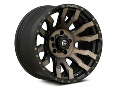 Fuel Wheels Blitz Matte Black Double Dark Tint Wheel; 17x9; 1mm Offset (99-04 Jeep Grand Cherokee WJ)