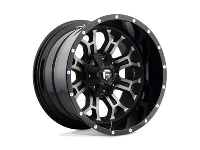 Fuel Wheels Crush Gloss Machined Double Dark Tint Wheel; 17x9; -12mm Offset (99-04 Jeep Grand Cherokee WJ)