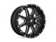 Fuel Wheels Maverick Gloss Black Milled Wheel; 20x10; -18mm Offset (99-04 Jeep Grand Cherokee WJ)