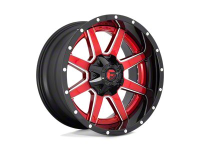 Fuel Wheels Maverick Gloss Red Wheel; 20x10; -19mm Offset (99-04 Jeep Grand Cherokee WJ)