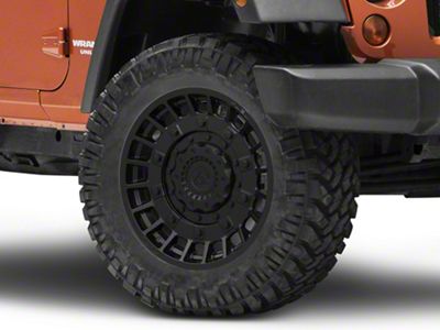 Fuel Wheels Militia Matte Black Wheel; 20x9 (99-04 Jeep Grand Cherokee WJ)