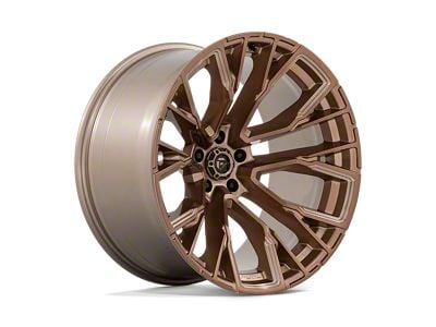 Fuel Wheels Rebar Platinum Bronze Milled Wheel; 22x12; -44mm Offset (99-04 Jeep Grand Cherokee WJ)