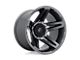 Fuel Wheels SFJ Matte Gunmetal Wheel; 22x14; -75mm Offset (99-04 Jeep Grand Cherokee WJ)