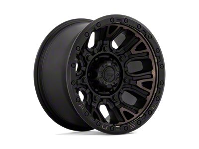 Fuel Wheels Traction Matte Black with Double Dark Tint Wheel; 20x10; -18mm Offset (99-04 Jeep Grand Cherokee WJ)