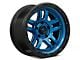 Fuel Wheels Ammo Gloss Blue with Black Bead Ring Wheel; 20x10; -18mm Offset (05-10 Jeep Grand Cherokee WK)