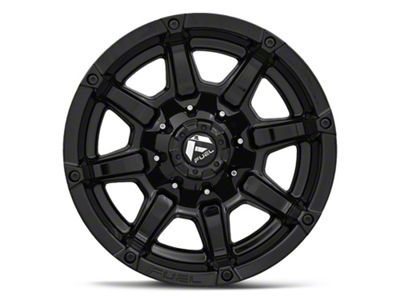 Fuel Wheels Coupler Gloss Black Wheel; 17x9; -12mm Offset (05-10 Jeep Grand Cherokee WK, Excluding SRT8)