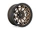 Fuel Wheels Covert Matte Bronze with Black Bead Ring Wheel; 18x9; -12mm Offset (05-10 Jeep Grand Cherokee WK)