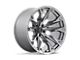 Fuel Wheels Flame Platinum Wheel; 22x12; -44mm Offset (05-10 Jeep Grand Cherokee WK)