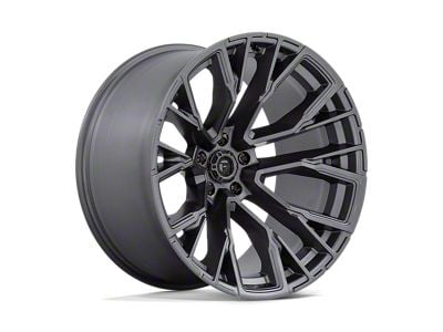 Fuel Wheels Rebar Matte Gunmetal Wheel; 22x12; -44mm Offset (05-10 Jeep Grand Cherokee WK)