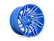 Fuel Wheels Typhoon Anodized Blue Milled Wheel; 22x12; -44mm Offset (05-10 Jeep Grand Cherokee WK)