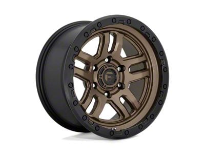 Fuel Wheels Ammo Matte Bronze with Black Bead Ring Wheel; 18x9; 20mm Offset (11-21 Jeep Grand Cherokee WK2)