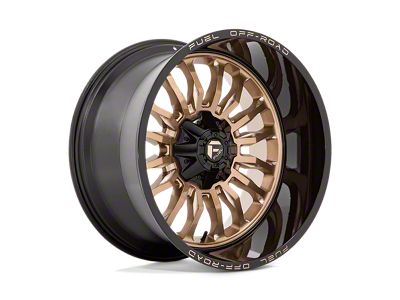 Fuel Wheels Arc Platinum Bronze with Black Lip Wheel; 22x12; -44mm Offset (11-21 Jeep Grand Cherokee WK2)