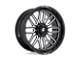 Fuel Wheels Ignite Gloss Black Milled Wheel; 22x12; -43mm Offset (11-21 Jeep Grand Cherokee WK2)