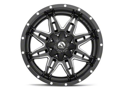 Fuel Wheels Lethal Satin Black Milled Wheel; 20x10; -24mm Offset (11-21 Jeep Grand Cherokee WK2)