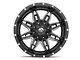 Fuel Wheels Lethal Satin Black Milled Wheel; 20x10; -24mm Offset (11-21 Jeep Grand Cherokee WK2)