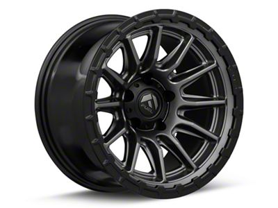 Fuel Wheels Piston Matte Gunmetal with Gloss Black Lip Wheel; 20x10; -18mm Offset (11-21 Jeep Grand Cherokee WK2)