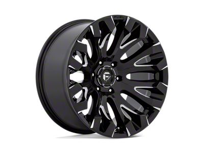 Fuel Wheels Quake Gloss Black Milled Wheel; 18x9; 1mm Offset (11-21 Jeep Grand Cherokee WK2)