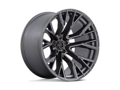 Fuel Wheels Rebar Matte Gunmetal Wheel; 22x12; -44mm Offset (11-21 Jeep Grand Cherokee WK2)