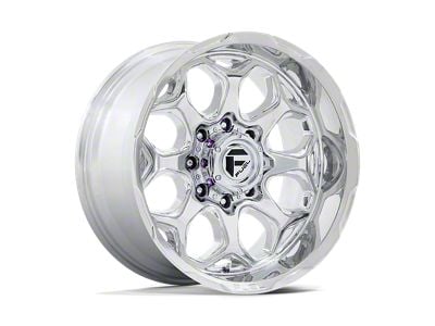 Fuel Wheels Scepter Polished Milled Wheel; 20x10; -18mm Offset (11-21 Jeep Grand Cherokee WK2)