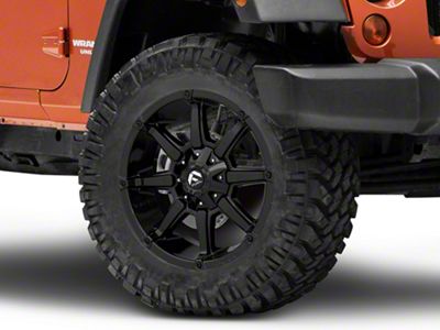 Fuel Wheels Coupler Gloss Black Wheel; 20x9; 1mm Offset (93-98 Jeep Grand Cherokee ZJ)