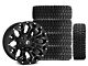 17x9 Fuel Wheels Assault & 33in Mickey Thompson All-Terrain Baja Boss Tire Package; Set of 5 (18-24 Jeep Wrangler JL)