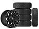 17x9 Fuel Wheels Assault & 35in Atturo All-Terrain Trail Blade X/T Tire Package; Set of 5 (18-24 Jeep Wrangler JL)