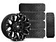 18x9 Fuel Wheels Assault & 35in Atturo All-Terrain Trail Blade X/T Tire Package; Set of 5 (18-24 Jeep Wrangler JL)