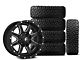 18x9 Fuel Wheels Maverick & 35in NITTO All-Terrain Ridge Grappler A/T Tire Package; Set of 5 (07-18 Jeep Wrangler JK)