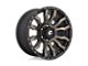 Fuel Wheels Blitz Matte Black Double Dark Tint Wheel; 22x12; -44mm Offset (18-24 Jeep Wrangler JL)