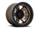 Fuel Wheels Block Beadlock Matte Bronze Wheel; 17x9; -15mm Offset (18-24 Jeep Wrangler JL)