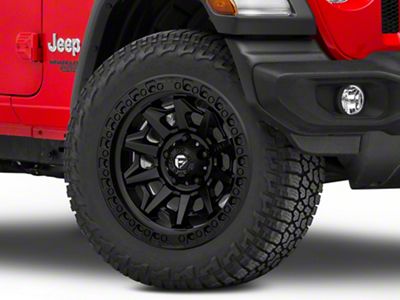 Fuel Wheels Covert Matte Black Wheel; 20x9 (18-24 Jeep Wrangler JL)