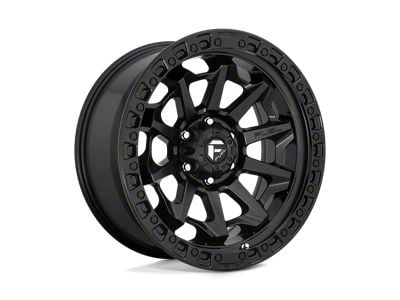 Fuel Wheels Covert Matte Black Wheel; 15x8; -19mm Offset (97-06 Jeep Wrangler TJ)