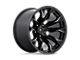 Fuel Wheels Flame Gloss Black Milled Wheel; 20x12 (18-24 Jeep Wrangler JL)